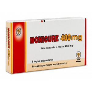 MONICURE 400 MG ( MICONAZOLE NITRATE ) 3 VAGINAL SUPPOSITORIES